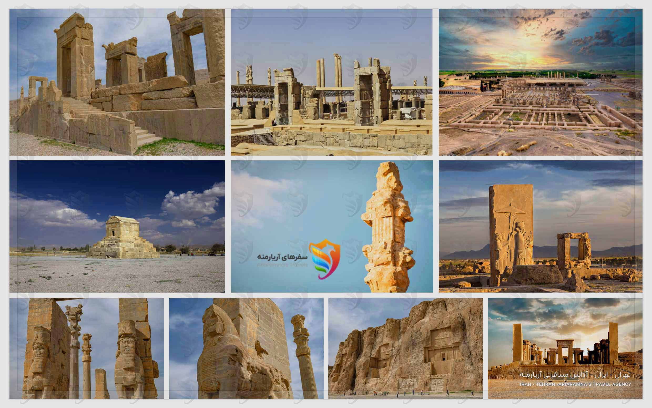 Persepolis and Pasargad in the Shiraz Travelogue