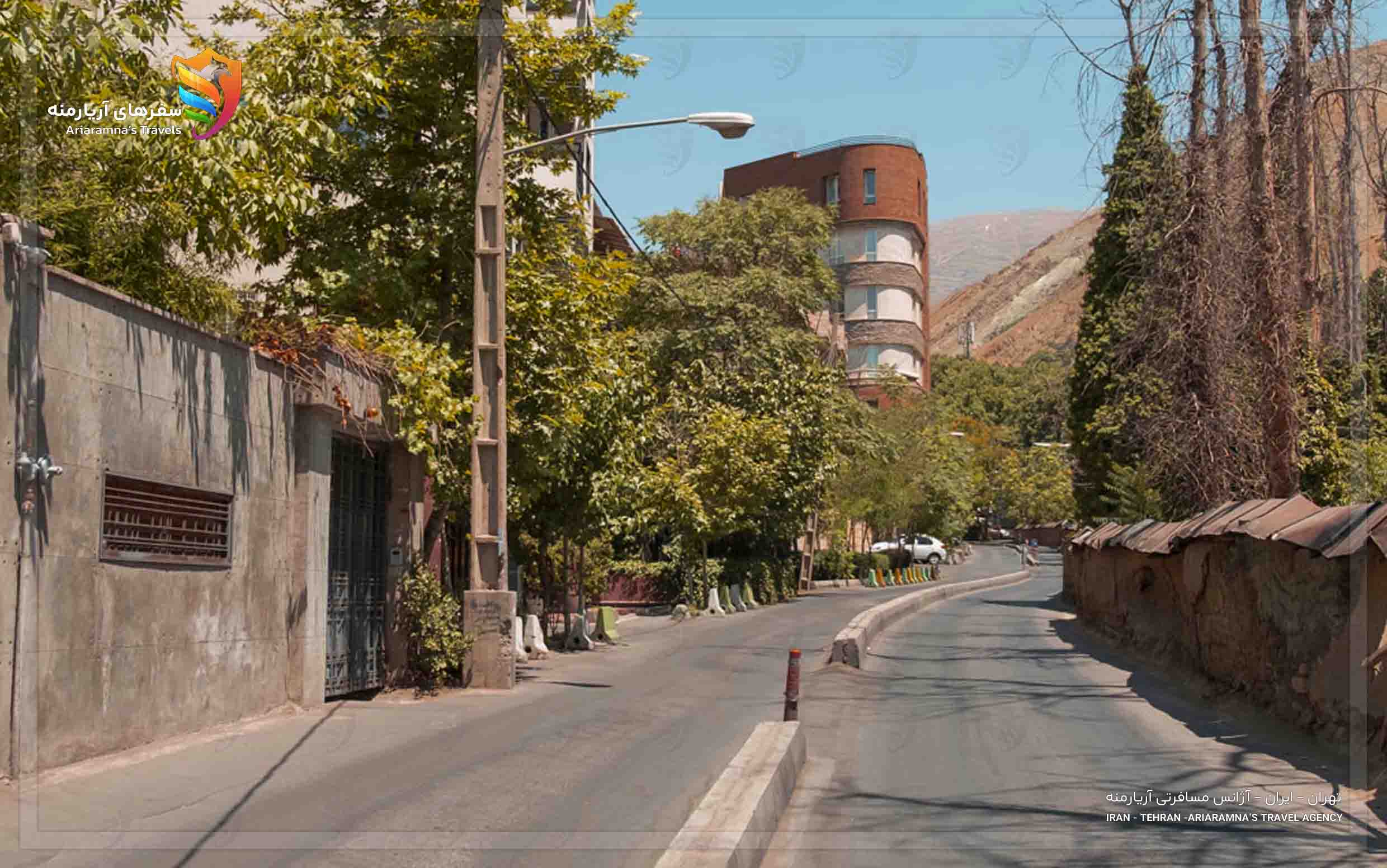 نمای خیابان درکه تهران