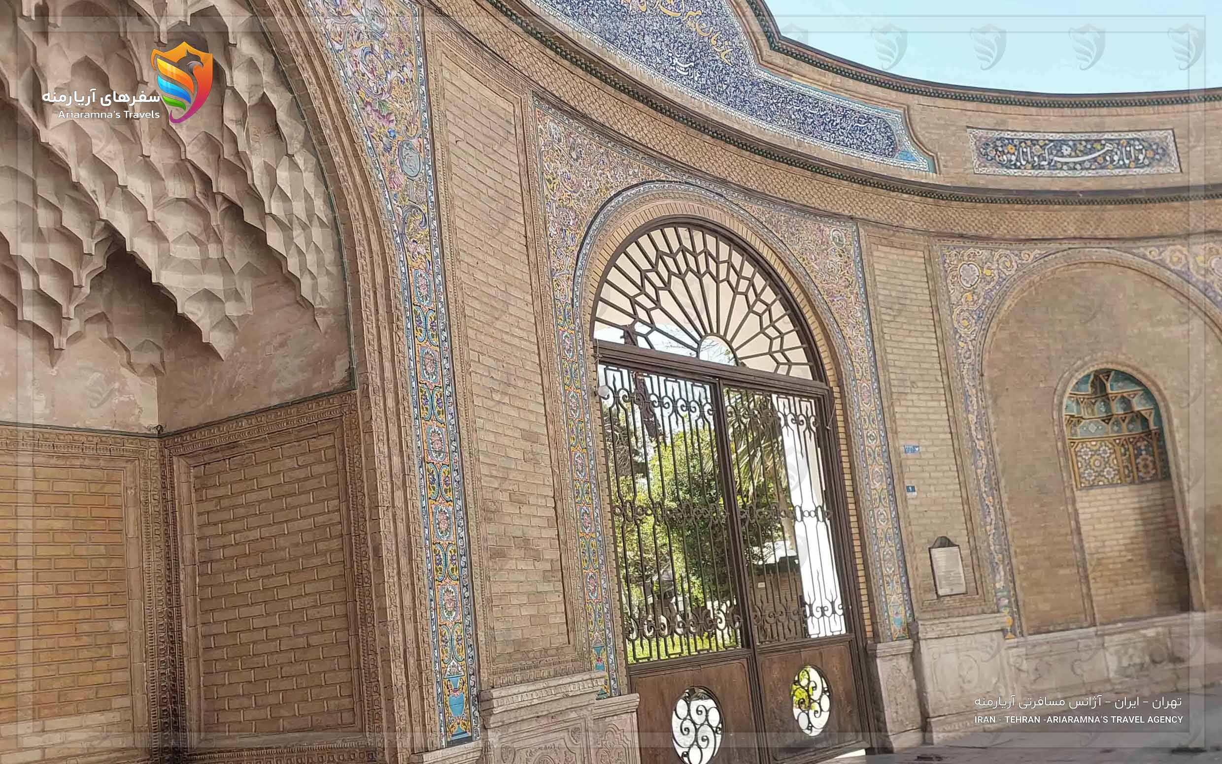 درب ورودی عمارت مسعودیه