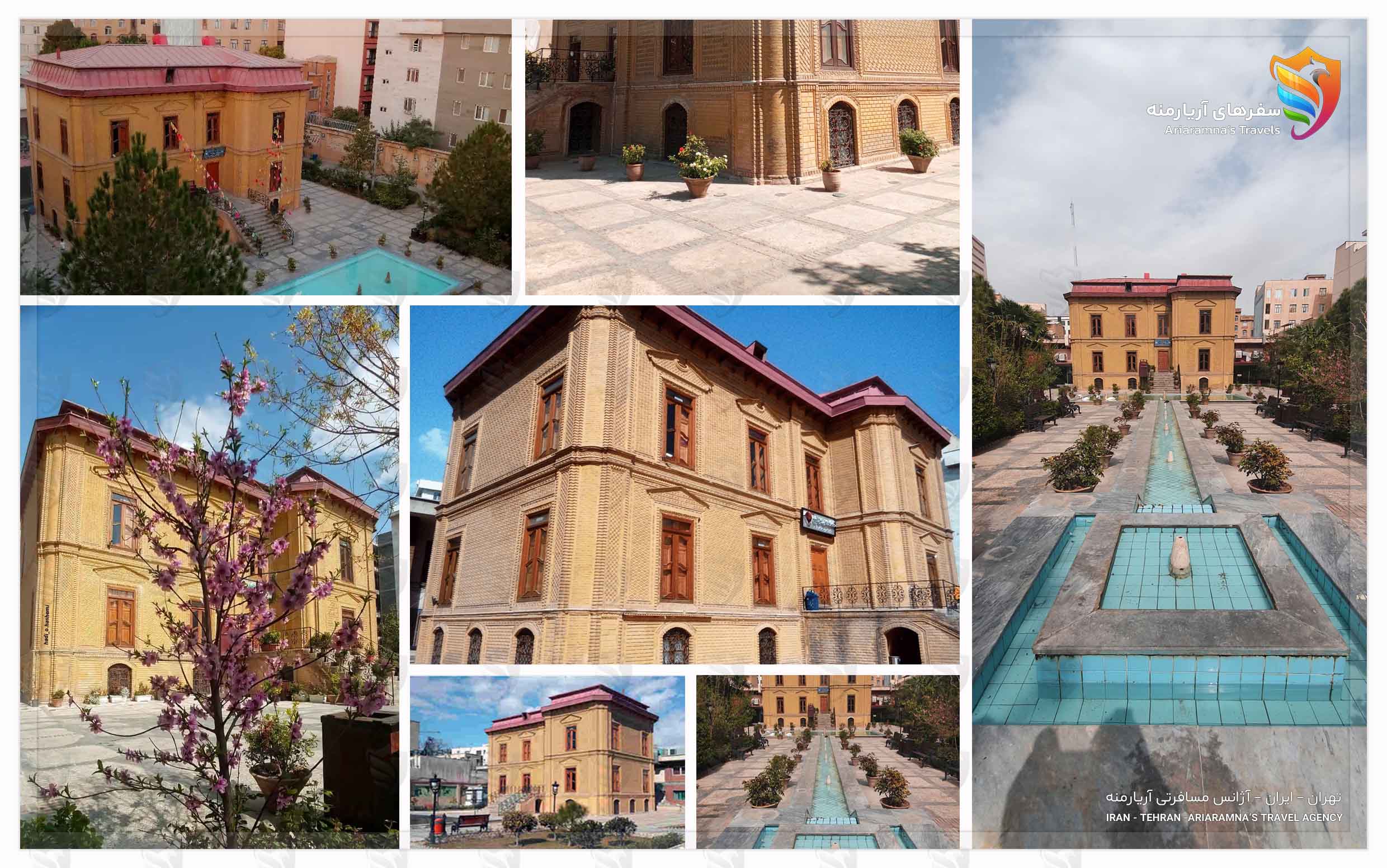 نماهای زیبا عمارت فخرالدوله